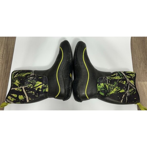 The Original Muck Boot HALE Pull On Black Camo Youth 7 Boys Hunting Outdoor - Picture 3 of 8